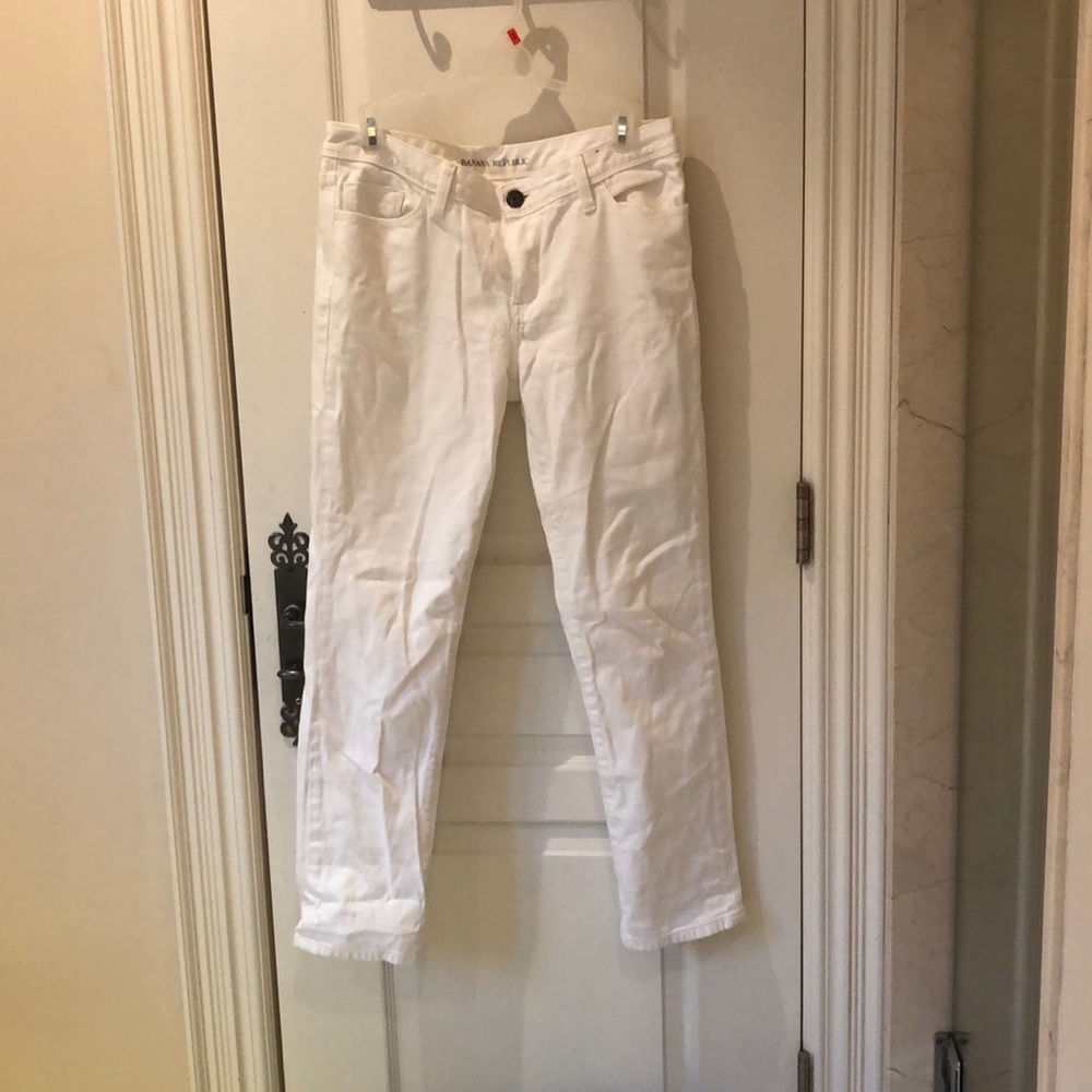Banana Republic White denim pants/jeans